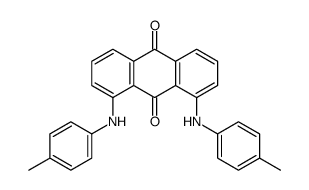 1,8-二-4-甲苯氨基9,10-蒽二酮结构式