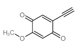 2-Ethynyl-5-methoxybenzo-1,4-quinone结构式