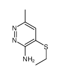 4-ethylsulfanyl-6-methylpyridazin-3-amine结构式