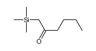 1-trimethylsilylhexan-2-one结构式