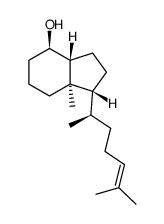 (1R,3aR,4R,7aR)-7a-methyl-1-((R)-6-methylhept-5-en-2-yl)octahydro-1H-inden-4-ol结构式