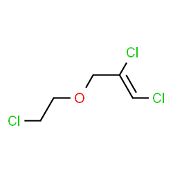 3-(2-chloroethoxy)-1,2-dichloropropene structure