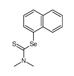 Se-1-Naphthyl N,N-dimethylselenothiocarbamate结构式