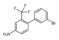 [1,1'-Biphenyl]-4-amine, 3'-bromo-2-(trifluoromethyl) Structure