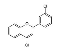 4-chloro-2-(3-chlorophenyl)-2H-chromene Structure