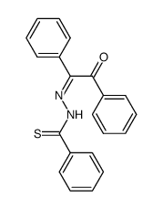 thiobenzoic acid-(α'-oxo-bibenzyl-α-ylidenehydrazide)结构式