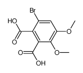 6-bromo-3,4-dimethoxy-phthalic acid结构式