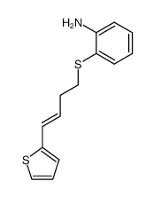 2-<4-(2-thienyl)-3-butenylthio>aniline Structure