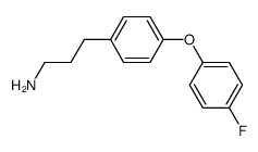 3-[4-(4-fluoro-phenoxy) phenyl]-propylamine Structure