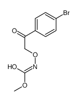 methyl N-[2-(4-bromophenyl)-2-oxoethoxy]carbamate结构式