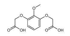 2-[3-(carboxymethoxy)-2-methoxyphenoxy]acetic acid结构式