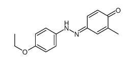 4-[(4-ethoxyphenyl)hydrazinylidene]-2-methylcyclohexa-2,5-dien-1-one结构式