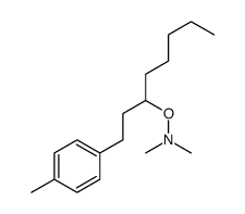 N-methyl-N-[1-(4-methylphenyl)octan-3-yloxy]methanamine结构式