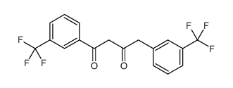 1,4-bis[3-(trifluoromethyl)phenyl]butane-1,3-dione结构式