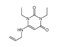 1,3-diethyl-6-(prop-2-enylamino)pyrimidine-2,4-dione Structure