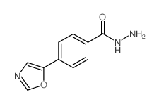4-(5-Oxazolyl)benzohydrazide structure
