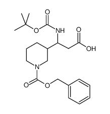 3-N-BOC-AMINO-3-(3'-CBZ)PIPERIDINE-PROPIONICACIDETHYLESTER picture