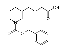 4-(1-CBZ-PIPERIDIN-3-YL)-BUTYRICACID结构式