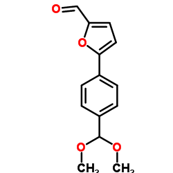 5-(4-DIMETHOXYMETHYL-PHENYL)-FURAN-2-CARBALDEHYDE Structure