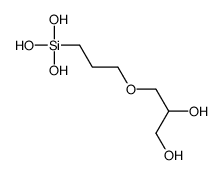 3-(3-trihydroxysilylpropoxy)propane-1,2-diol结构式