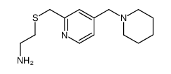2-[[4-(piperidin-1-ylmethyl)pyridin-2-yl]methylsulfanyl]ethanamine结构式