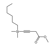 methyl 4-[hexyl(dimethyl)silyl]but-3-ynoate Structure