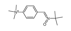 4-<(tert-butylimino)methyl>-N,N,N-trimethylbenzenaminium N-oxide结构式