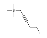 5-iodopent-2-ynyl(trimethyl)silane Structure