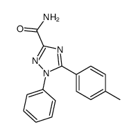 5-(4-methylphenyl)-1-phenyl-1,2,4-triazole-3-carboxamide结构式