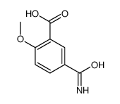 5-carbamoyl-2-methoxybenzoic acid Structure