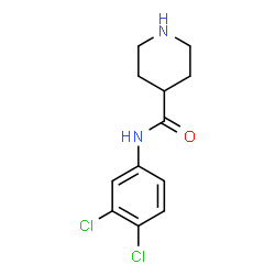 N-(3,4-dichlorophenyl)piperidine-4-carboxamide structure