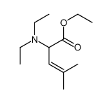 ethyl 2-(diethylamino)-4-methylpent-3-enoate Structure