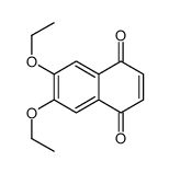 6,7-diethoxynaphthalene-1,4-dione结构式