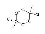 3,6-Dichloro-3,6-dimethyl-[1,2,4,5]tetroxane Structure