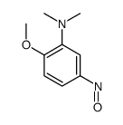 2-methoxy-N,N-dimethyl-5-nitrosoaniline结构式