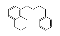 5-(4-phenylbutyl)-1,2,3,4-tetrahydronaphthalene结构式