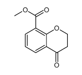 4-氧代色满-8-甲酸甲酯结构式