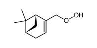 [(1S)-6,6-dimethyl-bicyclo[3.1.1]hept-2-en-2-yl]-methyl hydroperoxide结构式