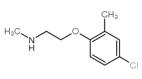 2-(4-chloro-2-methylphenoxy)-N-methylethanamine结构式