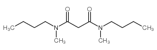 N1,N3-二丁基-N1,N3-二甲基丙二酰胺结构式