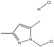 1-(chloromethyl)-3,5-dimethylpyrazole:hydrochloride Structure