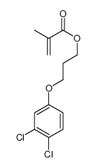 3-(3,4-dichlorophenoxy)propyl 2-methylprop-2-enoate结构式