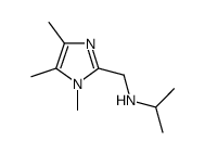 Isopropyl-(1,4,5-trimethyl-1H-imidazol-2-ylmethyl)-amine Structure