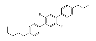 1,4-difluoro-2-(4-pentylphenyl)-5-(4-propylphenyl)benzene结构式