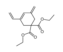 diethyl 5-methylene-3-vinylcyclohex-3-ene-1,1-dicarboxylate Structure