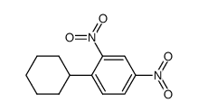 1-cyclohexyl-2,4-dinitro-benzene Structure