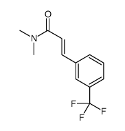 (E)-N,N-dimethyl-3-[3-(trifluoromethyl)phenyl]prop-2-enamide结构式