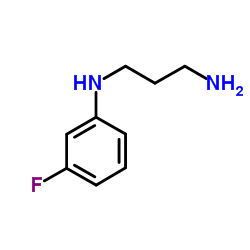 N-(3-Fluorophenyl)-1,3-propanediamine结构式