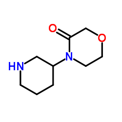 4-(3-Piperidinyl)-3-morpholinone Structure