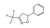 5-Phenyl-3-(trifluoromethyl)-4,5-dihydroisoxazole结构式